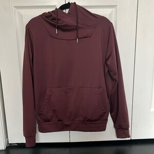 Senita Athletics hoodie ~ size large ~ wine